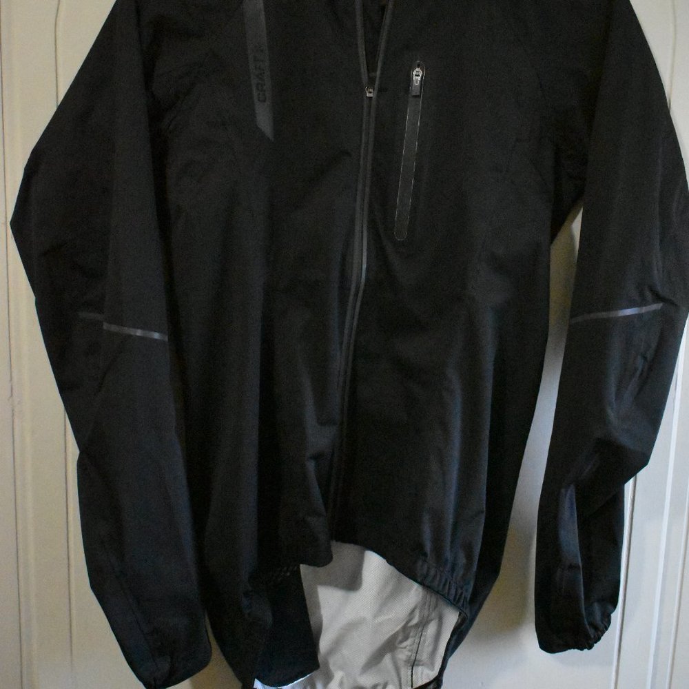 NWT Craft Sportswear Stride Rain Jacket Waterproof Wm's S Black